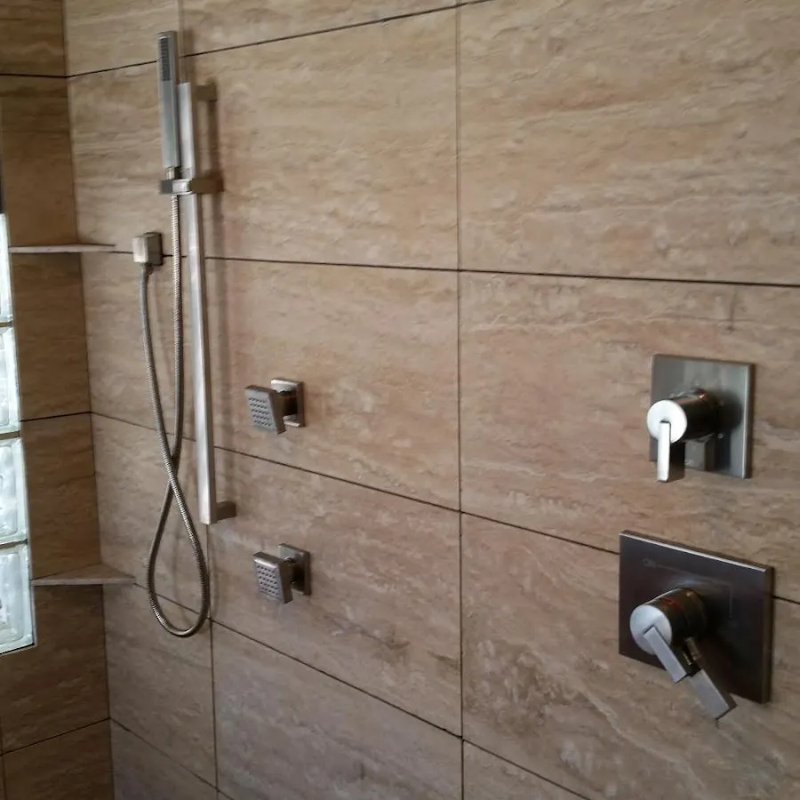 Shower fixture installation for Frozen Pipe Repair in McLean